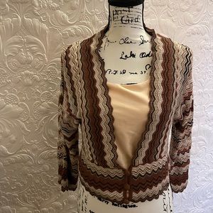 Nic + Zoe cropped cardigan. S